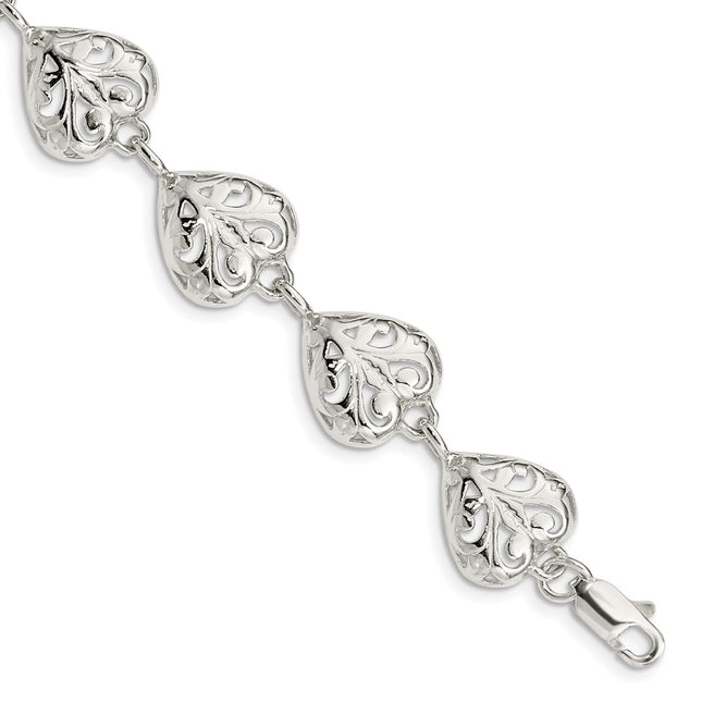 Sterling Silver Bracelets Style QA47 - Classique Jewelry Inc.