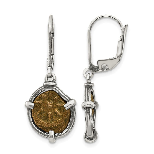 Sterling silver drop earrings