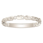 Sterling Silver Anchor ID Bracelet view