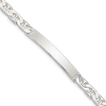 Sterling Silver Anchor ID Bracelet view