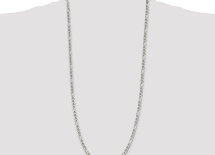 Sterling Silver Figaro Anchor Chain (Style QAF100-30)