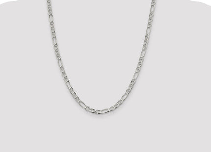 Sterling Silver Figaro Anchor Chain (Style QAF120-22)