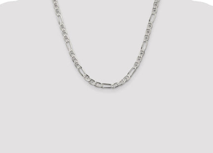 Sterling Silver Figaro Anchor Chain (Style QAF150-20)