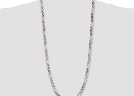 Sterling Silver Figaro Anchor Chain (Style QAF180-30)