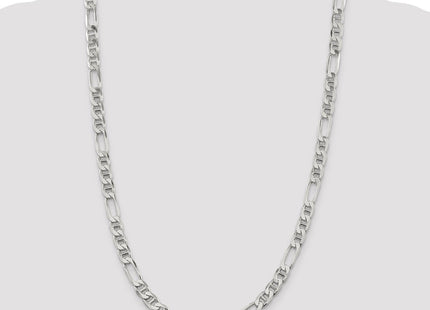 Sterling Silver Figaro Anchor Chain (Style QAF200-26)
