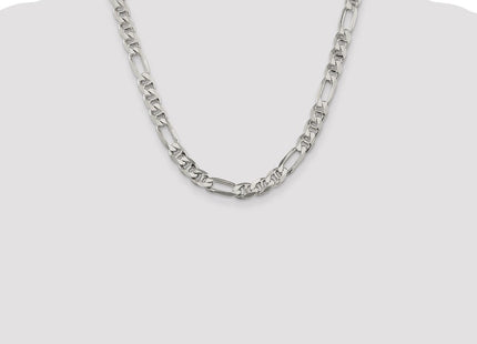 Sterling Silver Figaro Anchor Chain (Style QAF220-20)