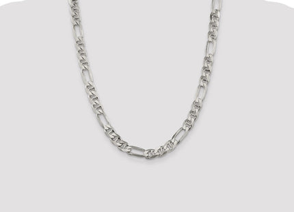 Sterling Silver Figaro Anchor Chain (Style QAF220-22)