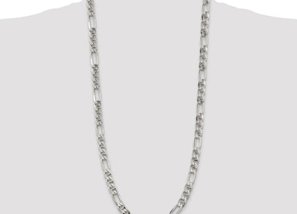 Sterling Silver Figaro Anchor Chain (Style QAF220-30)