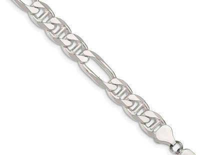 Sterling Silver Figaro Anchor Chain (Style QAF220-8)