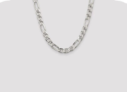 Sterling Silver Figaro Anchor Chain (Style QAF250-20)