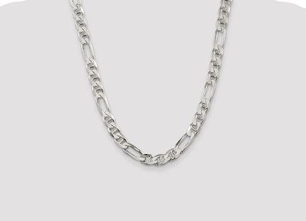 Sterling Silver Figaro Anchor Chain (Style QAF250-22)