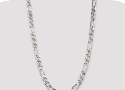 Sterling Silver Figaro Anchor Chain (Style QAF250-26)