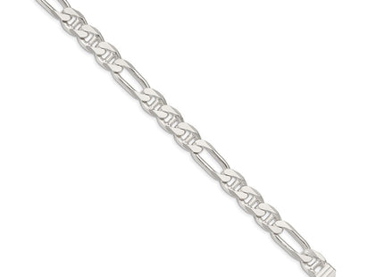 Sterling Silver Figaro Anchor Chain (Style QAF250-8)