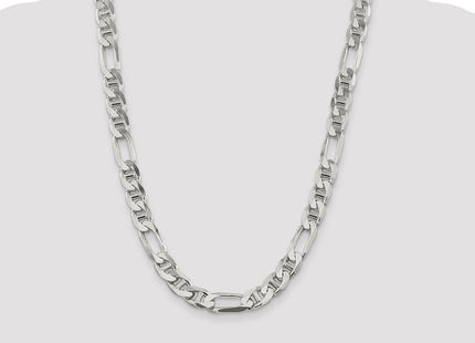 Sterling Silver Figaro Anchor Chain (Style QAF300-24)