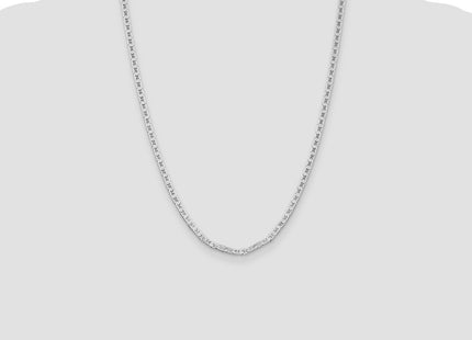 Sterling silver anchor link anchor chain, additional view