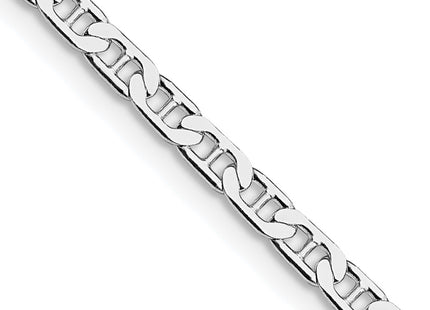 Sterling silver anchor link anchor chain