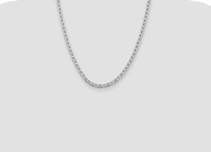 Sterling silver anchor link anchor chain, additional view