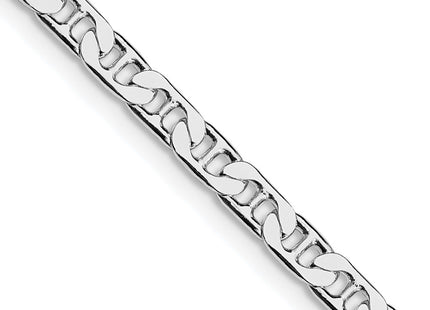 Sterling silver anchor link anchor chain