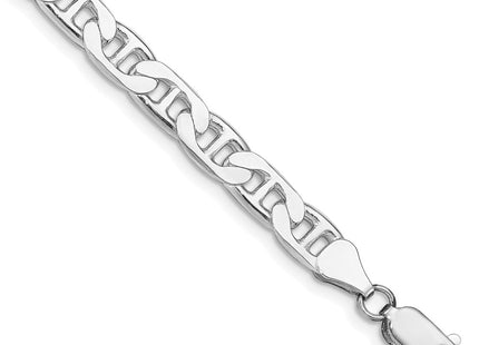 Sterling silver anchor link anchor chain