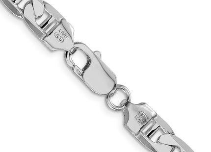 Sterling silver anchor link anchor bracelet, another view