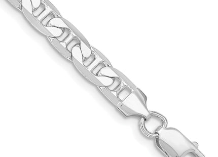 Sterling silver anchor link anchor bracelet