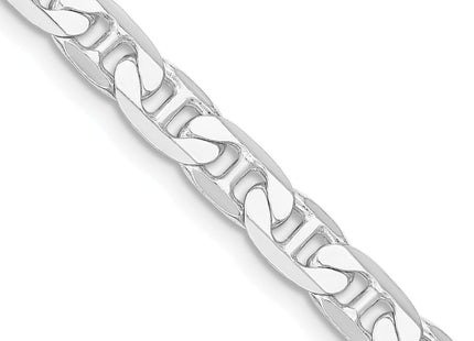 Sterling silver anchor link anchor chain