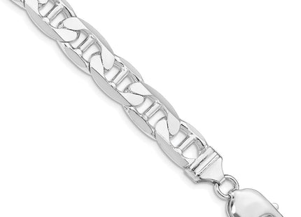 Sterling silver anchor link anchor chain