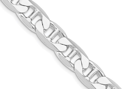 Sterling silver anchor link anchor chain