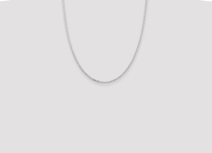 Sterling Silver Diamond-cut Long Link Cable Chain (Style QAR060-22)