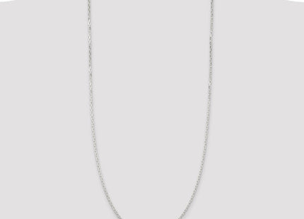 Sterling Silver Diamond-cut Long Link Cable Chain (Style QAR060-30)