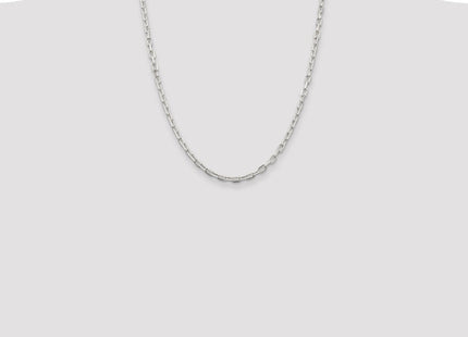 Sterling Silver Diamond-cut Long Link Cable Chain (Style QAR100-22)