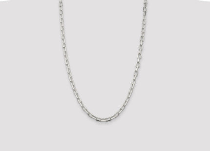 Sterling Silver Diamond-cut Long Link Cable Chain (Style QAR150-26)