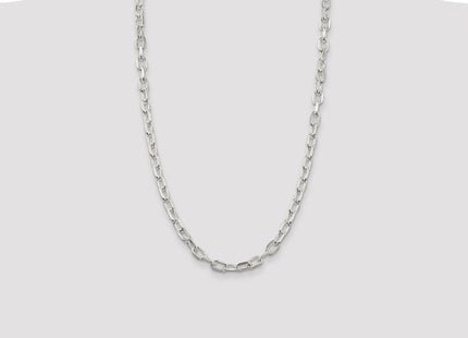 Sterling Silver Diamond-cut Long Link Cable Chain (Style QAR180-26)
