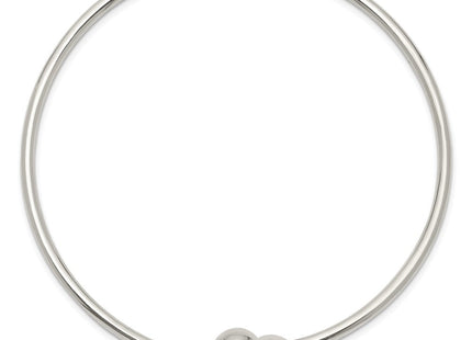 Sterling Silver Flexible Bangle (Style QB1308)