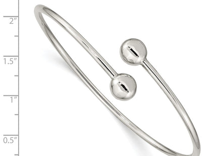 Sterling Silver Flexible Bangle (Style QB1308)