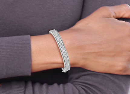 Sterling Silver Bracelets Style QB1345 - Classique Jewelry Inc.