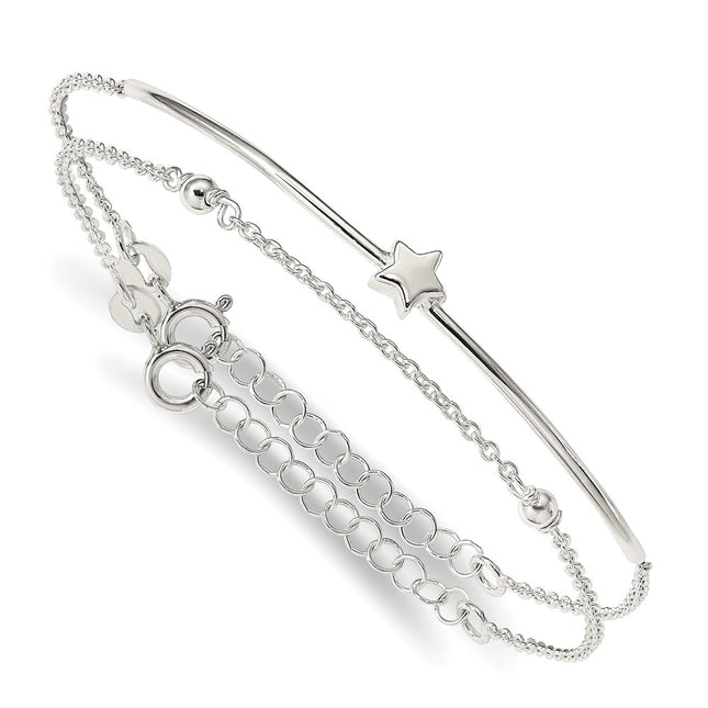 Sterling Silver Bracelets Style QB1356 - Classique Jewelry Inc.