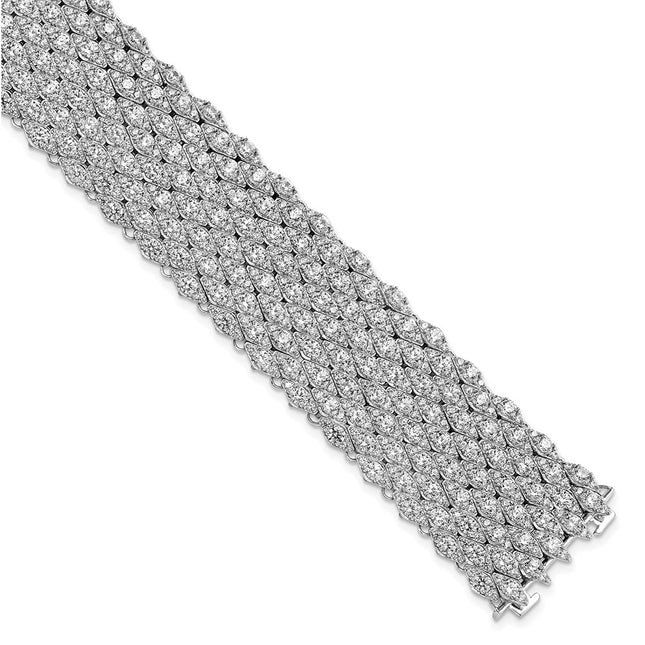 Sterling Silver Bracelets Style QB1359 - Classique Jewelry Inc.