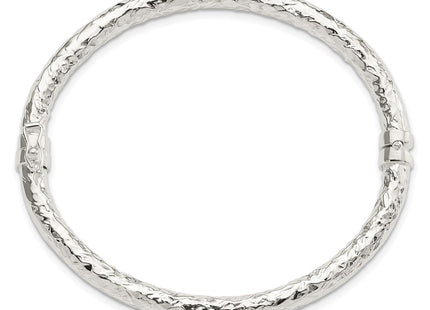 Sterling silver bangle, alternate view