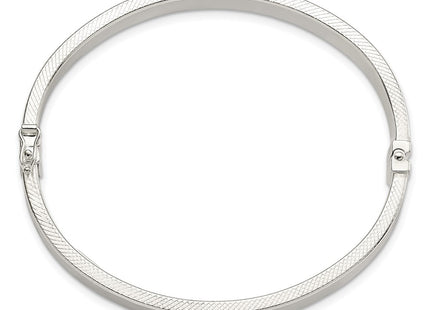 Sterling silver bangle, alternate view