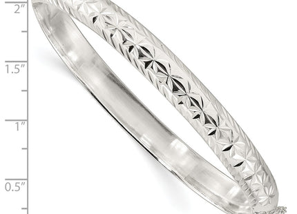 Sterling silver bangle, another view