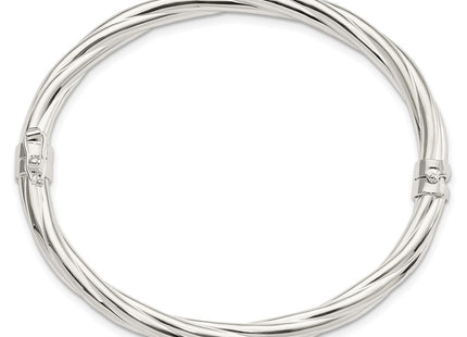 Sterling silver bangle, alternate view