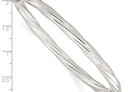 Sterling silver bangle, another view