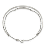 Sterling Silver Polished ID Bangle view