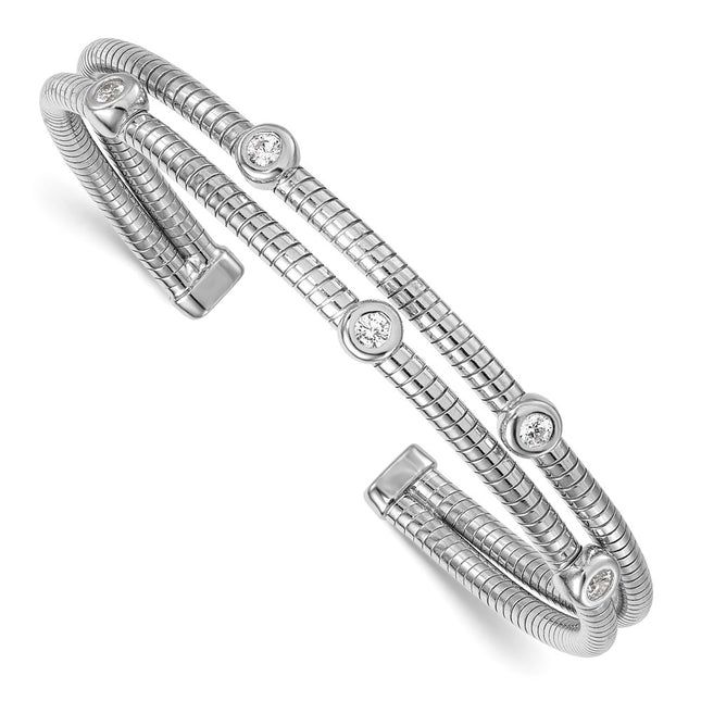 Sterling Silver Bracelets Style QB1530 - Classique Jewelry Inc.