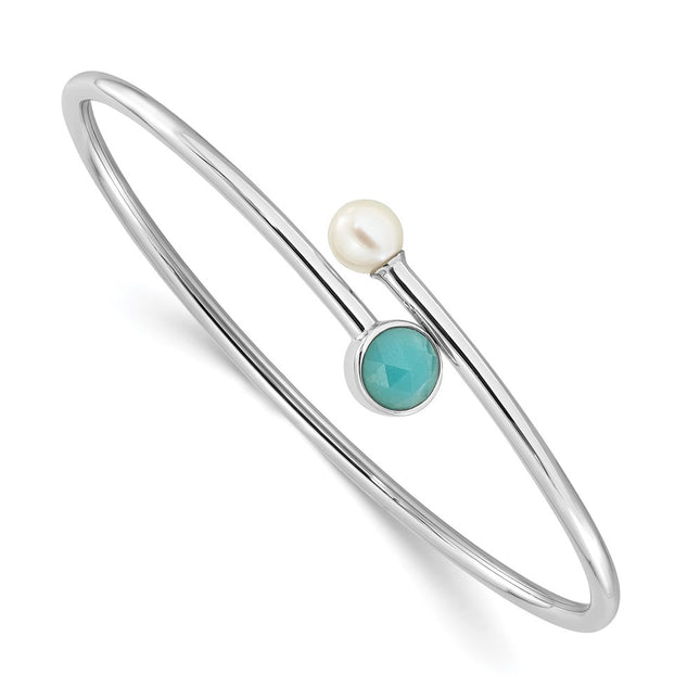 Sterling Silver Bracelets Style QB1536 - Classique Jewelry Inc.