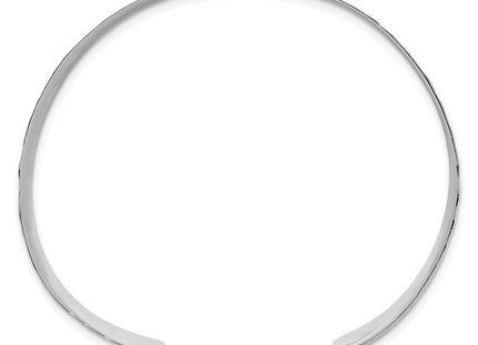 Sterling silver bangle, alternate view