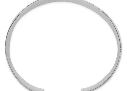Sterling silver bangle, alternate view
