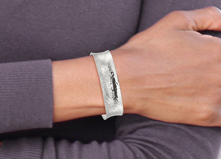 Sterling silver bangle, further view