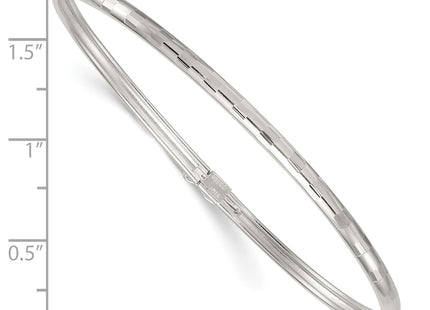 Sterling silver bangle, another view